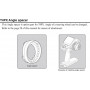 Vinkel Adapter 10 grader T4PV, T4PX, T7PX-FUTABA-EBB1135