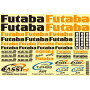 FUTABA - Futaba Original dekal flyg 18x26cm - FUTABA