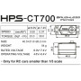 Servo HPS-CT700 Bil Lågprofil 30kg 0.07s S.BUS/HV-FUTABA-05102672-3