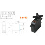 S3150 Digital Mini-Servo 3.7kg 0.24s 4.8V-FUTABA-05102172-1