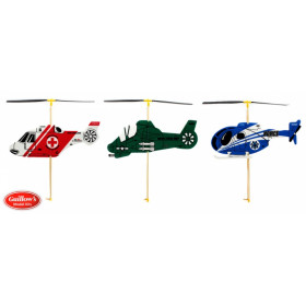 GUILLOW - CopterToy Heli med Gummibandsdrivning (24st) - GUILLOW