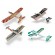 GUILLOW - Super Hero Balsa Glidflygplan Sortiment (12+12+12+12) - GUILLOW