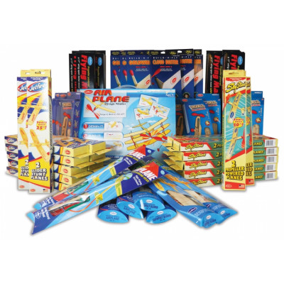 GUILLOW - Planes and Beginner Kits Starter Pack (66pcs) - GUILLOW
