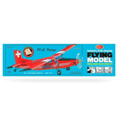 GUILLOW - PC6 Porter model kit -Laser Cut - GUILLOW