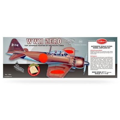GUILLOW - Mitsubishi WWII Zero model kit - Laser Cut - GUILLOW