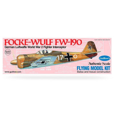GUILLOW - Focke-Wulf FW190 Model kit - GUILLOW