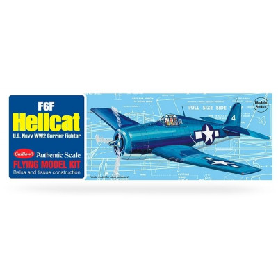 GUILLOW - Grumman F6F Hellcat model kit - GUILLOW