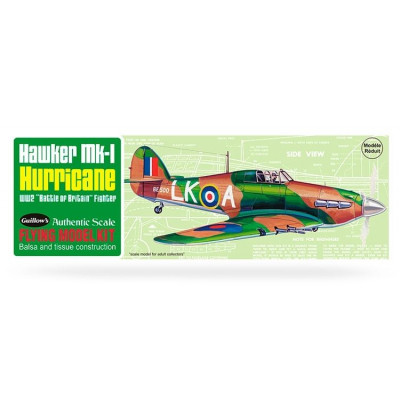 GUILLOW - Hawker Hurricane model kit - GUILLOW