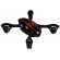 HUBSAN - Kropp X4 Kamera version H107C svart/röd - HUBSAN
