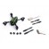 HUBSAN - Crash kit med batteri, skal, proppar, motor H107C - HUBSAN