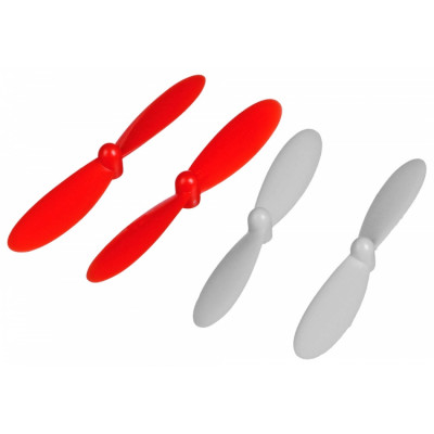 HUBSAN - Propeller sats Röd/Vit - HUBSAN