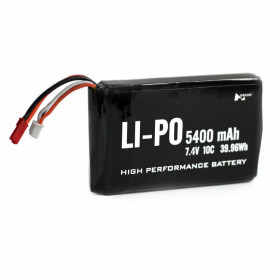 HUBSAN - Sändarbatteri Li-Po 2S 7,4V 5400mAh, H109 - HUBSAN