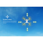 H501S X4 FPV Brushless 220x220 HD-Kamera GPS, Stor sändare-HUBSAN-H501S High Edition