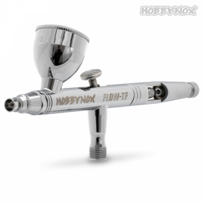 HOBBYNOX - FLOW-TF Airbrush Top Feed 0.3/0.5/0.8mm 2/5/13cc 1.8m Slang - HOBBYNOX