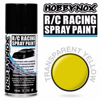 HOBBYNOX - Transparent  Inca Gul R/C Racing Spray Färg 150 ml - HOBBYNOX