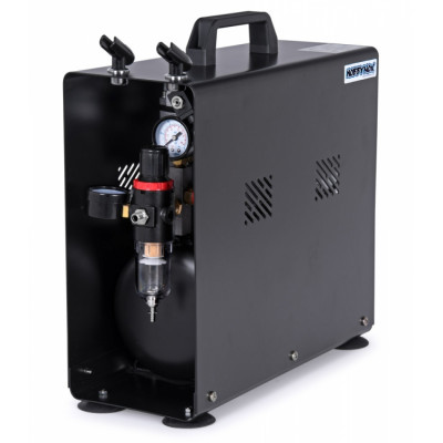 HOBBYNOX - Airbrush Kompressor 1/4HP med 3.5L Tank (0-6BAR) - HOBBYNOX