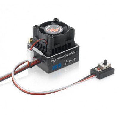 HOBBYWING - XeRun XR10 Justock Svart Fartreglage - HOBBYWING