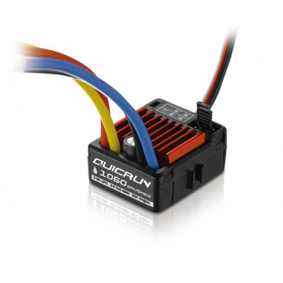 HOBBYWING - QuicRun WP 1060 Fartreglage för borstmotorer 2-3S LiPo - HOBBYWING