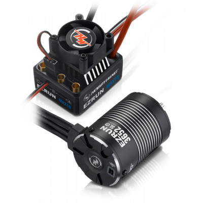 HOBBYWING - EzRun Combo MAX10 - 3652SL 3300kV 2-3S 1/10 - HOBBYWING