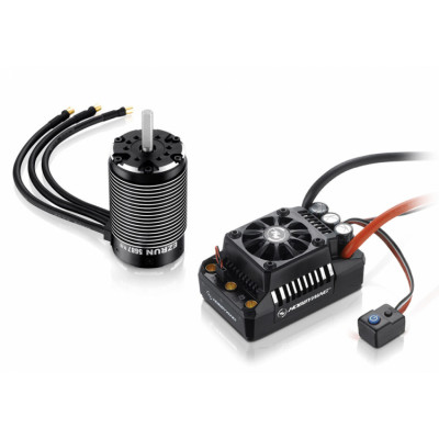 HOBBYWING - EzRun Combo MAX5 - 5687SL 1100kV 3-8S 1/5 - HOBBYWING