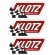 KLOTZ - Dekal Klotz 12x38 mm 3st/ark - KLOTZ