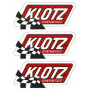KLOTZ - Dekal Klotz 12x38 mm 3st/ark - KLOTZ
