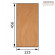 MINICARS WOOD - Flygplans Björk Plywood 0.5x225x456 mm 3-ply* - MINICARS WOOD