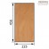 MINICARS WOOD - Flygplans Björk Plywood 2.0x225x456 mm 5-ply* - MINICARS WOOD