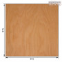 MINICARS WOOD - Flygplans Björk Plywood 4.0x915x915 mm 7-ply - MINICARS WOOD