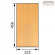 MINICARS WOOD - Basswood Plywood 1.5x225x456 mm 3-ply * UTGÅTT - MINICARS WOOD