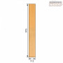 MINICARS WOOD - Basswood Plywood 2.0x112x915 mm 3-ply * UTGÅTT - MINICARS WOOD