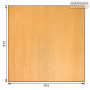 MINICARS WOOD - Basswood Plywood 3.0x915x915 mm 3-ply* UTGÅTT - MINICARS WOOD