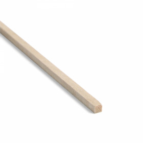MINICARS WOOD - Basswood List 4x4x915 mm (1) - MINICARS WOOD
