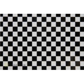 ORACOVER - Oracover Fun 4 Vit-Svart Rutig 2m - ORACOVER