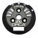 ORCA - TX motor End Cap Alu Svart (1)* - ORCA