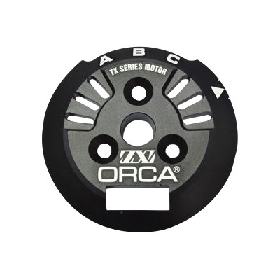 ORCA - TX motor End Cap Alu Svart (1)* - ORCA