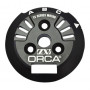 ORCA - TX motor End Cap Alu Svart (1)* - ORCA