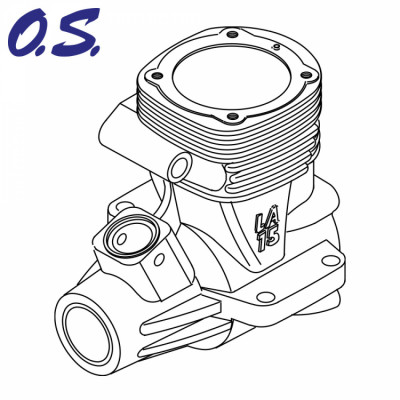 O.S.Engine - Vevhus (Silver) 15LA# - O.S.Engine