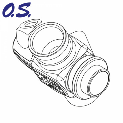 O.S.Engine - Förgasarhus 21M(B)# - O.S.Engine