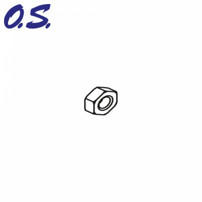 O.S.Engine - Mutter (M3.5x0.6mm) för Ljuddämpare/Förgasarlås - O.S.Engine