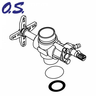 O.S.Engine - Förgasare Komplett 60LH (50SX-HYPER) - O.S.Engine