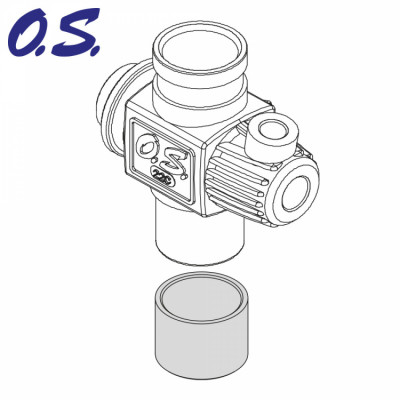 O.S.Engine - Förgasarhus 22C(B)# - O.S.Engine