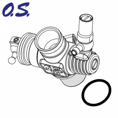 O.S.Engine - Förgasare Komplett 22E(B) utan Insats - O.S.Engine