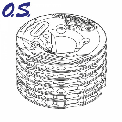 O.S.Engine - Kyltopp SPEED R2104 - O.S.Engine