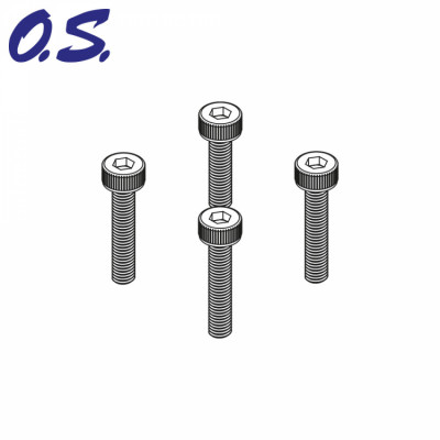 O.S.Engine - Insexskruv M3x15mm (10) - O.S.Engine