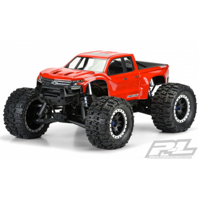 PRO-LINE RACING - Kaross Chevy Silverado Z71 Trail Boss X-Maxx (Klippt/omålad) - PRO-LINE RACING