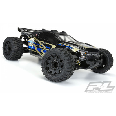 PRO-LINE RACING - Kaross Ford F-150 Raptor 2017 Klippt/Omålad  Rustler 4x4 - PRO-LINE RACING