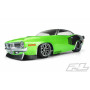 Kaross 1972 Plymouth Barracuda (Omålad) Slash 2WD Drag Car-PRO-LINE RACING-3550-00