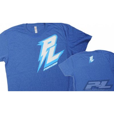 PRO-LINE RACING - Pro-Line Bolt Blå T-Shirt Small (S) - PRO-LINE RACING