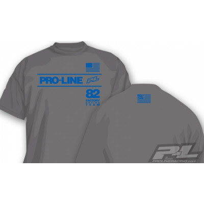 PRO-LINE RACING - PL Factory Team T-Shirt Grå (XXL) - PRO-LINE RACING